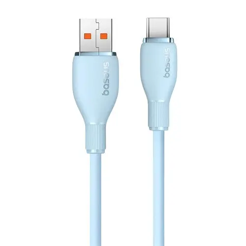 Кабель Baseus Pudding Series Fast Charging Cable USB to Type-C 100W 1.2m P10355703311-00 Blue - фото 3
