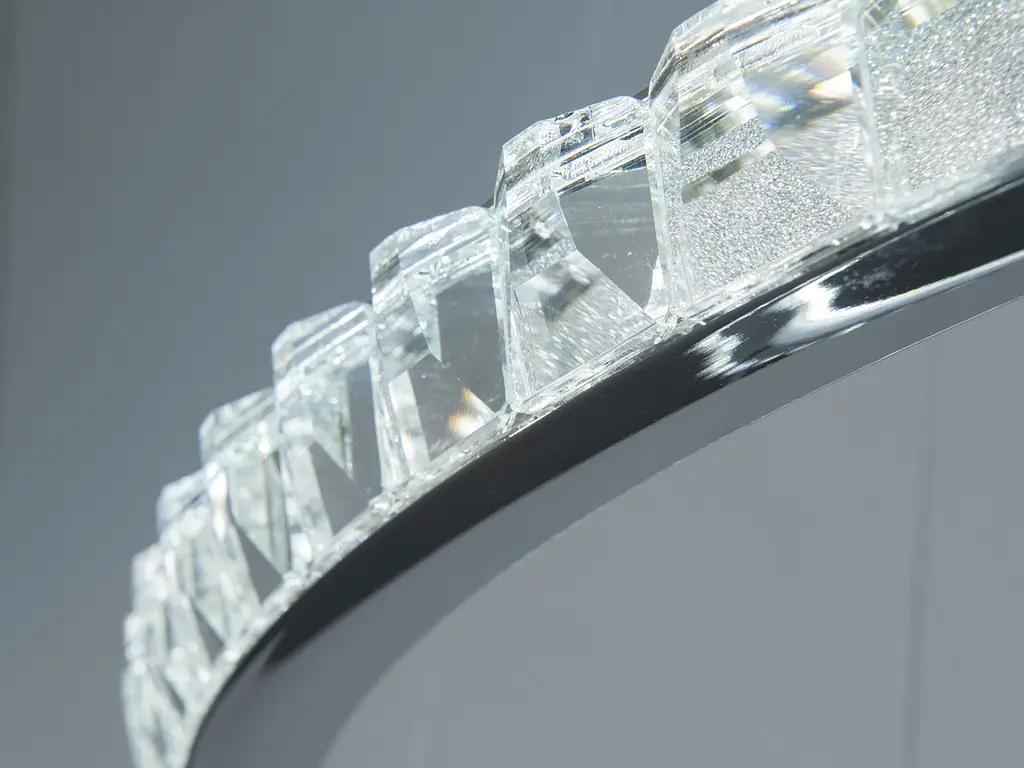 LED люстра кільця Diasha 66081/800+600+400CH хром 77 см 185W з пультом 20-30 кв.м. - фото 5