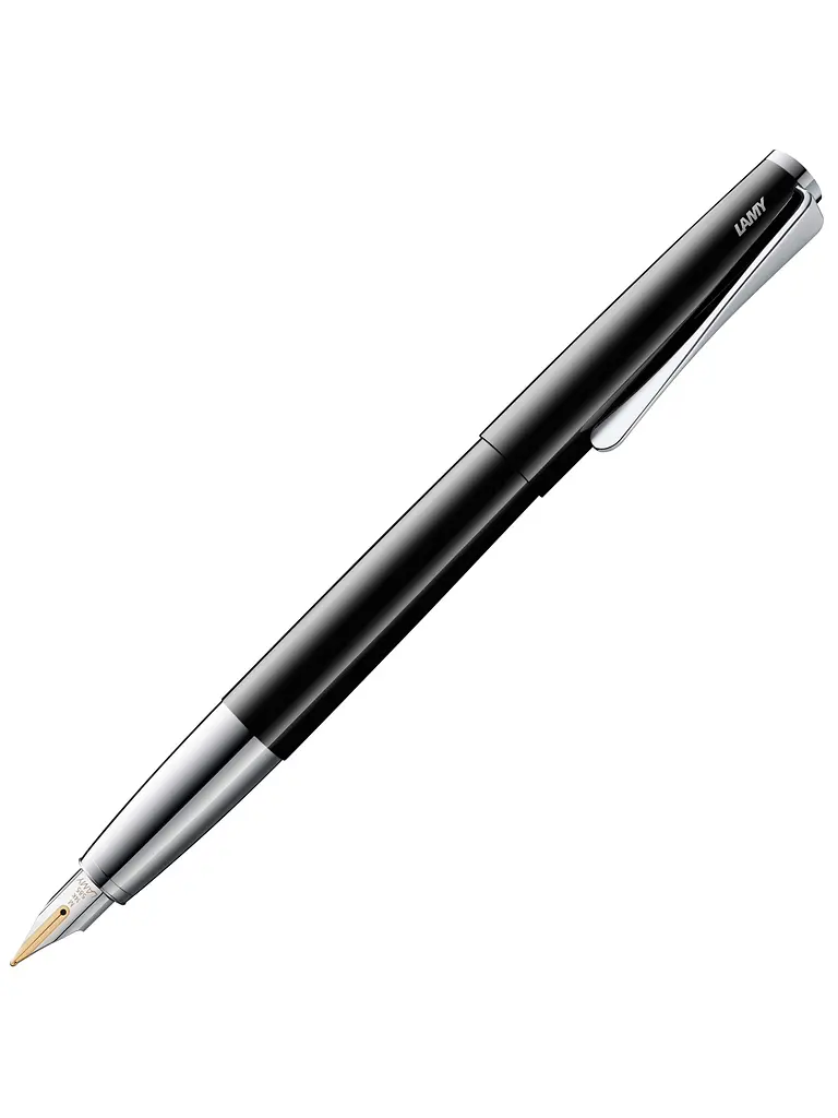 Чорнильна Ручка Lamy Studio Лакована чорна F, Чорнила T10 Сині (4032676)
