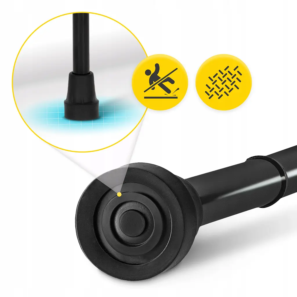 Тростина для ходьби 4FIZJO складна, регульована Black (P-5905973406482) - фото 8