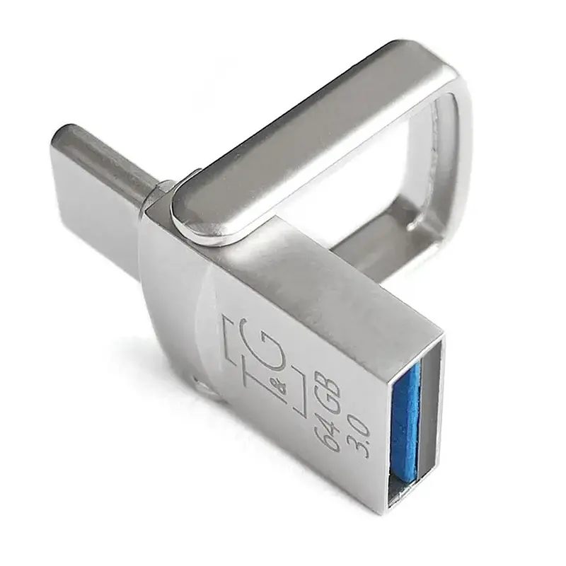 USB флеш T&G 104 Metal USB 3.0 -Type C 64GB - фото 4