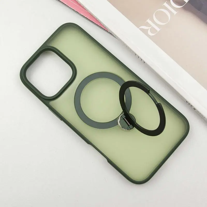 Чохол Ummi Colorful with MagSafe HQ Ring для Apple iPhone 16 Pro 6.3" Green - фото 3
