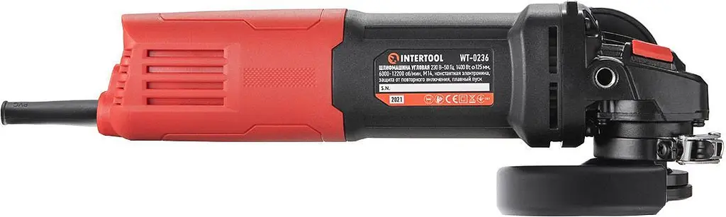 Кутова шліфмашина Intertool WT-0236 [89775] - фото 2