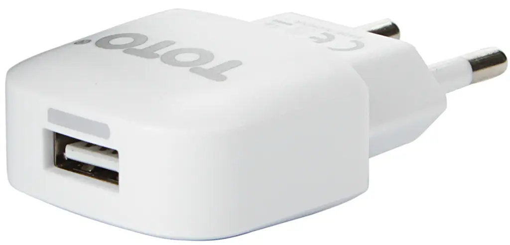 Мережевий зарядний пристрій TOTO TZV-42 Led Travel charger 1USB 1A White - фото 2