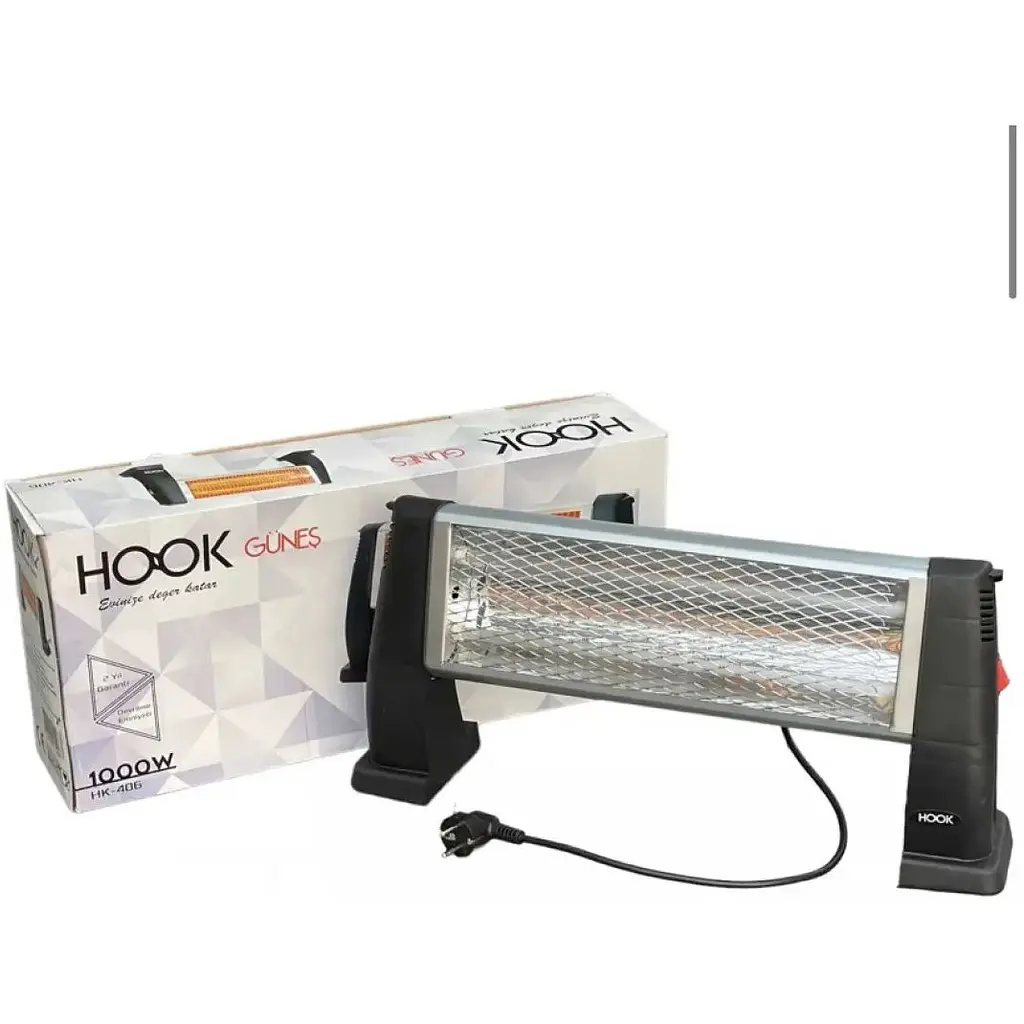 Обігрівач електричний HOOK HK-406 1000W кварцовий підлоговий - фото 3