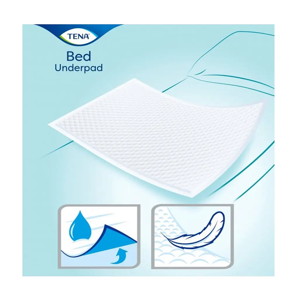 Пелюшки для малюків Tena Bed Plus 60x60 см 30 шт (7322540800746) - фото 3