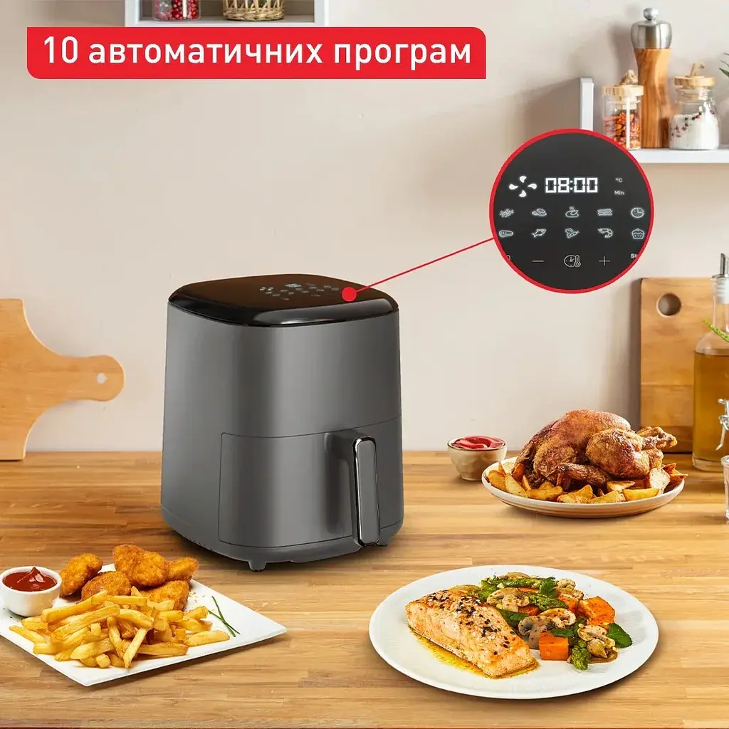 Аэрогриль Tefal Easy Fry Max (EY245B10) - фото 4
