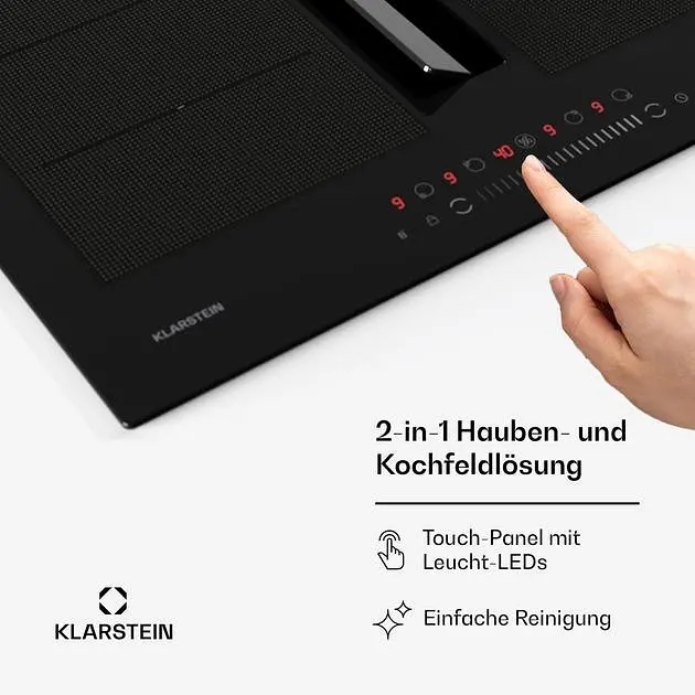 Індукційна плита з витяжкою Klarstein Chef-Fusion DownAir (10045556) - фото 7