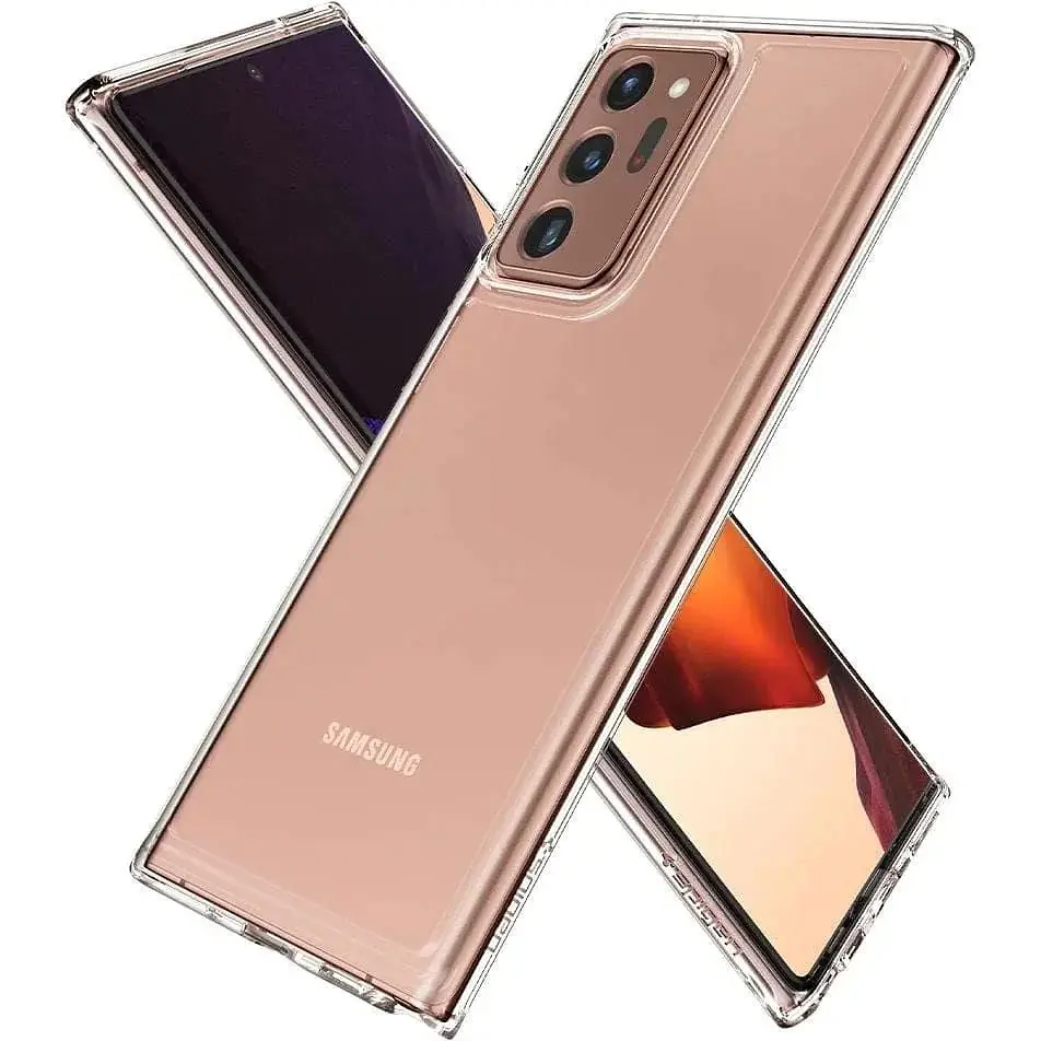 Оригінальний чохол Spigen Ultra Hybrid для Samsung Galaxy Note 20 Ultra (6.9") Crystal Clear (ACS01393) - фото 4