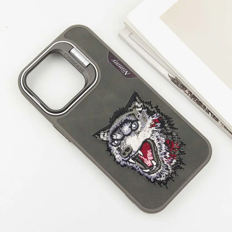 TPU+PC чохол Friends для Apple iPhone 16 Pro (6.3) Grey Wolf - фото 3