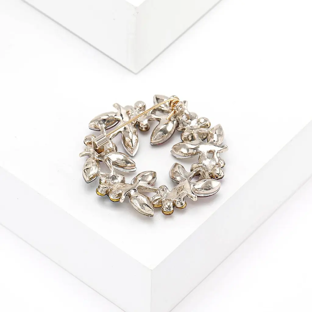 Брошь венок классическая женская брошь-булавка - фото 2