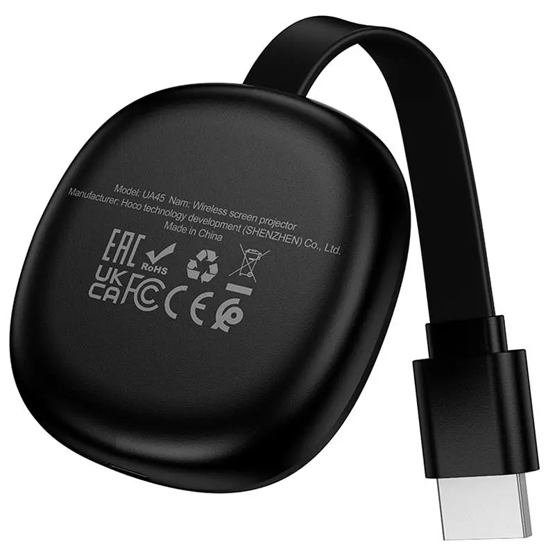 Адаптер Hoco UA45 HDMI Screen Mirroring Device (1080P) Black - фото 5