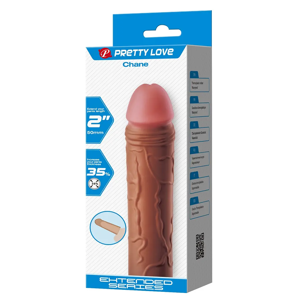 Насадка на пеніс Pretty Love Chane, коричнева PRETTY LOVE BI-026254-1 103665 - фото 2