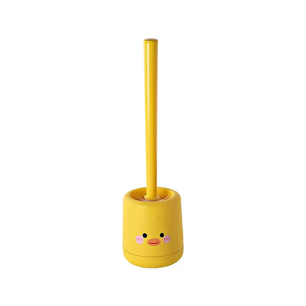 Йоршик для унітазу із пластику з м'якою щетиною Yellow Duck, Kitchen Master Жовтий 87616