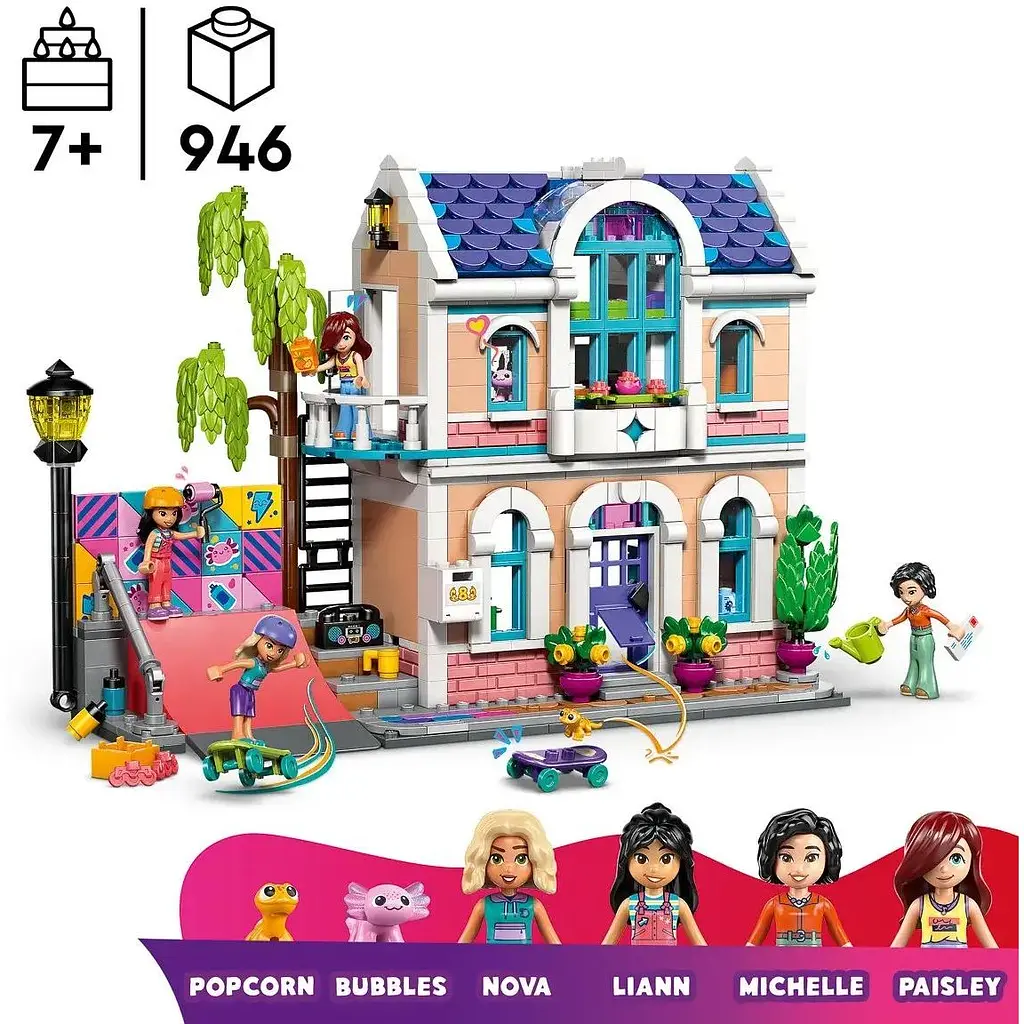 Конструктор LEGO Friends Семейный дом Лиан 946 деталей (42687) - фото 5