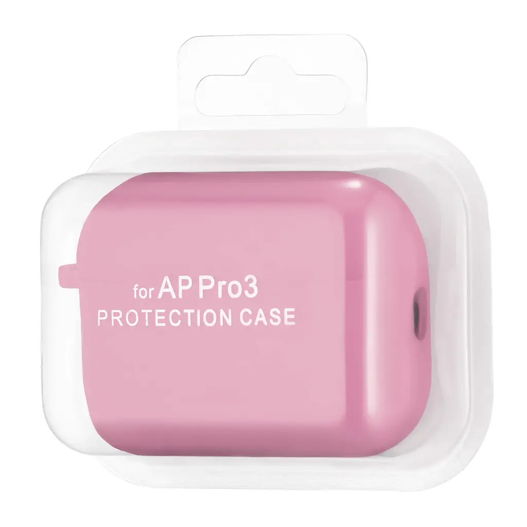Чохол Silicone Case 2,5mm with microfiber for AirPods Pro 3 Pink - фото 2