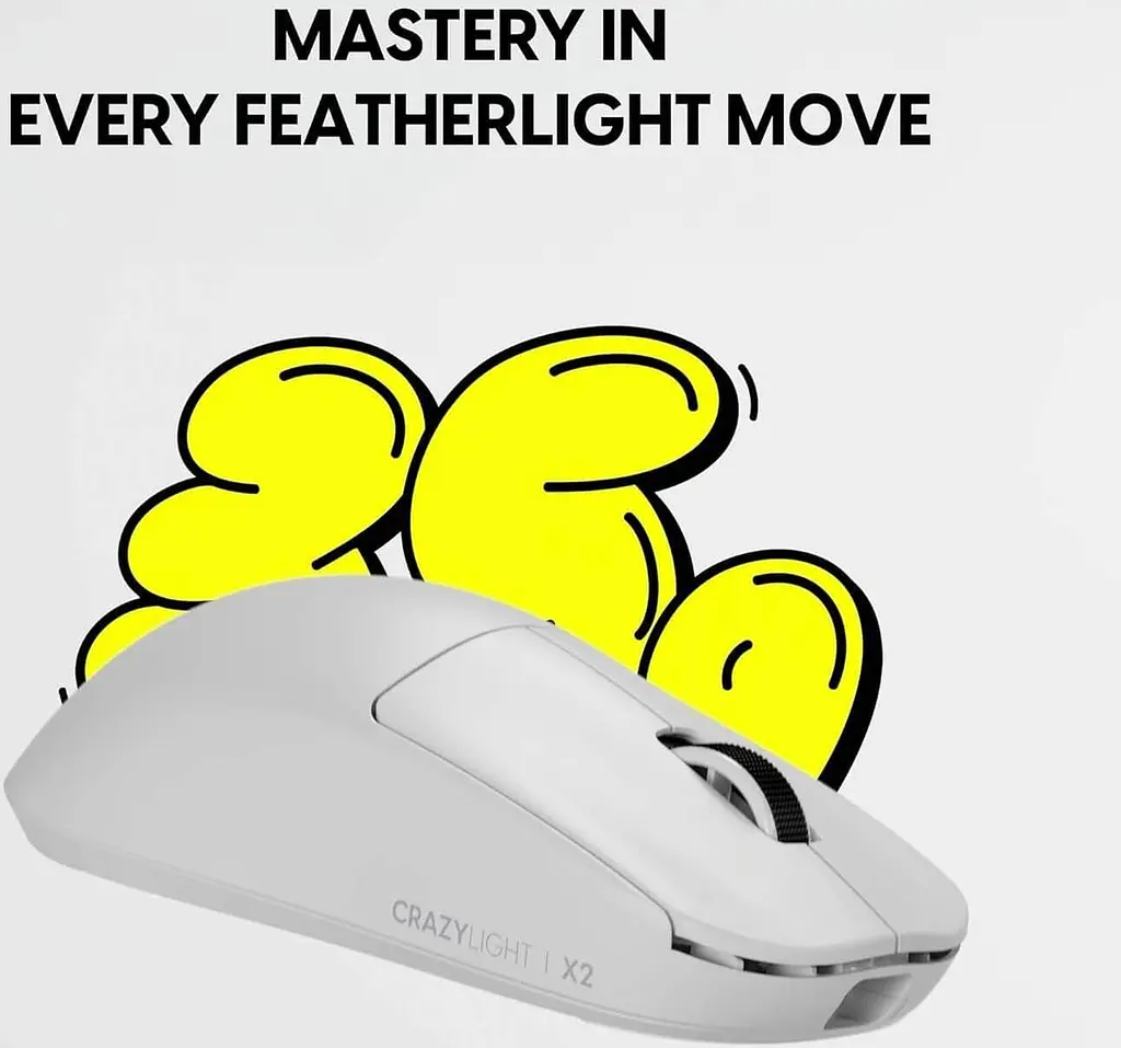 Миша PULSAR X2 CrazyLight White (PX2CL108) - фото 8
