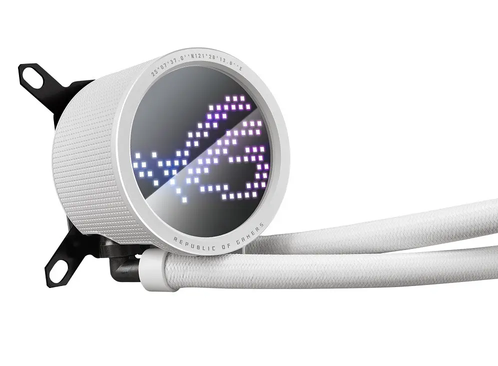Система водяного охолодження Asus ROG Ryuo III 240 ARGB Білий Edition (90RC00J2-M0UAY0) - фото 4