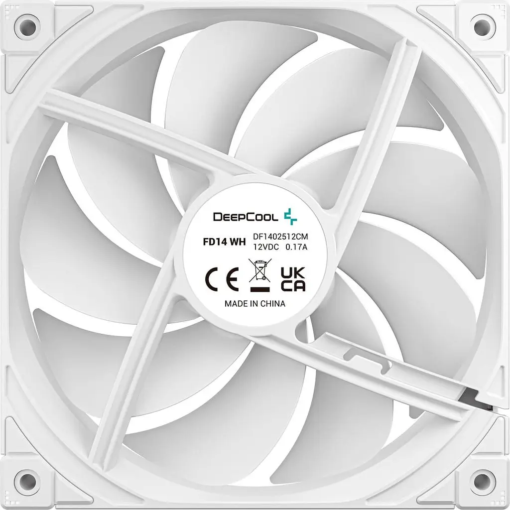 Вентилятор Deepcool FD14 140мм White (R-FD14-WHNPN1-G) - фото 3