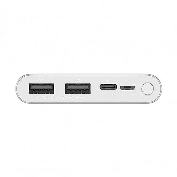 Портативна батарея XiaomiXiaomi Powerbank 3 10000 mAh Silver (PLM13ZM) (VXN4259CN) - фото 2