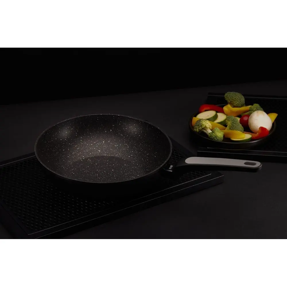 Сковорідка Nois Salto Silver Wok з кришкою 28 см (830904) - фото 8