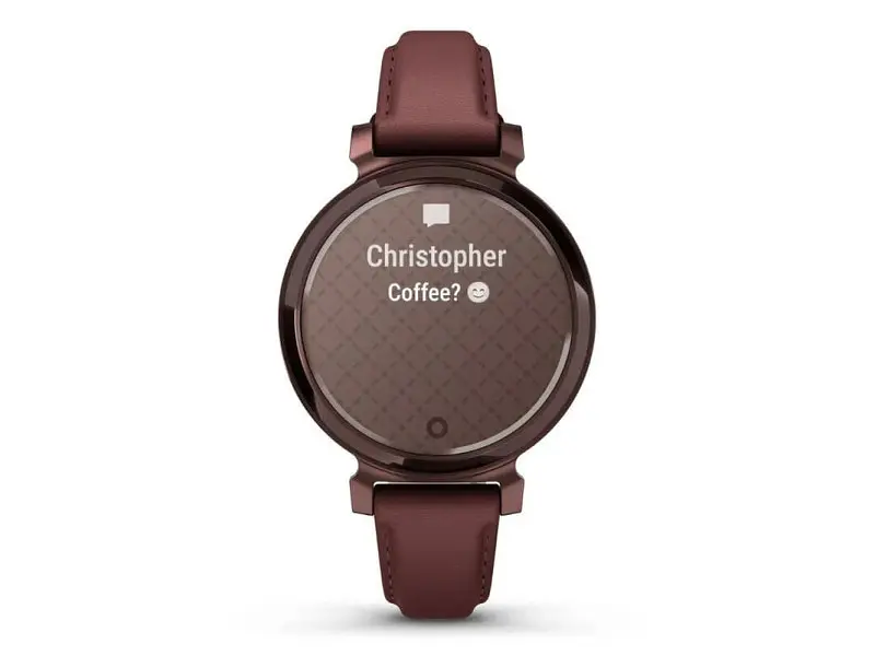 Смарт-годинник Garmin Lily 2 Dark Bronze with Mulberry Leather Band (010-02839-61) - фото 4