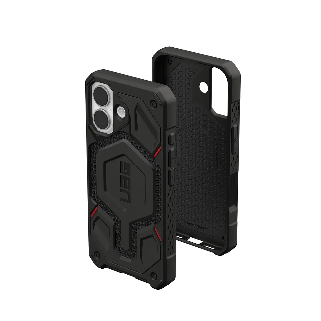 Чехол UAG для iPhone 17, Monarch Pro MagSafe, Kevlar Black teh0019519 - фото 6