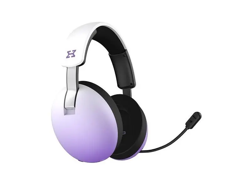 Навушники з мікрофоном Hator Hellyberry HH30 PRO Wireless White/Violet (8721325992505) - фото 7
