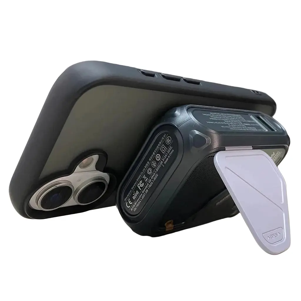 Павербанк-адаптер Remax RPP-116 с вилкой и кабелем / 10000 мАч / 22.5 Вт / USB-C, USB-A, Lightning, MagSafe / PD+QC / Черный - фото 7