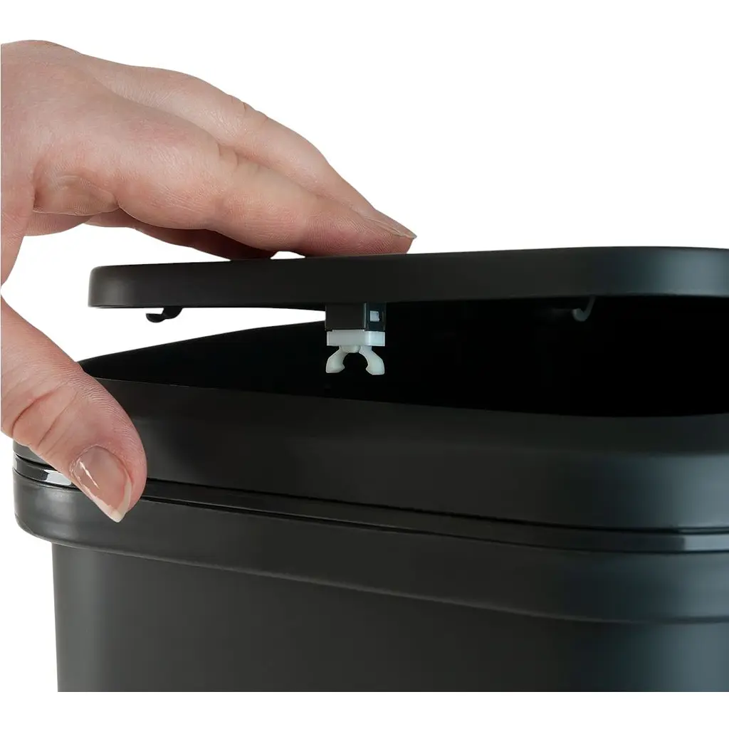 Відро для сміття MBM My Home з кришкою 15 л антрацит (BIN-04 15L ANTHRACITE) - фото 9