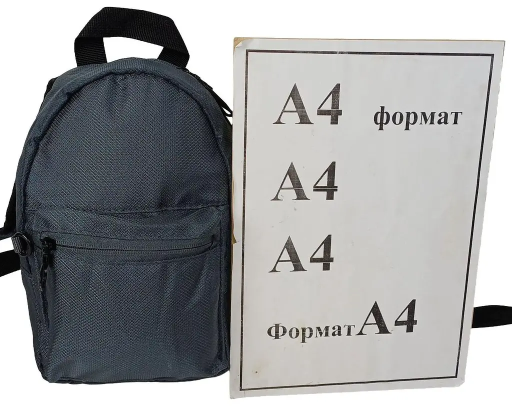 Рюкзак LS Антивор 3L RFID поліестер Сірий - фото 10
