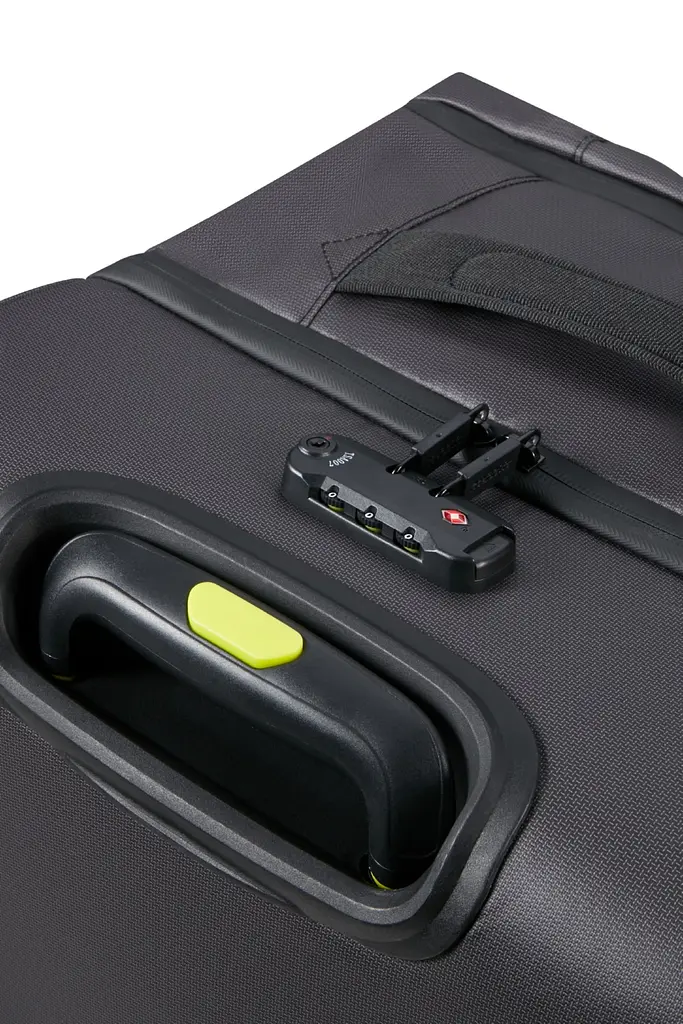 Дорожня Сумка На Колесах American Tourister URBAN TRACK BLACK/LIME 55x35x20 MD1*19201 - фото 3