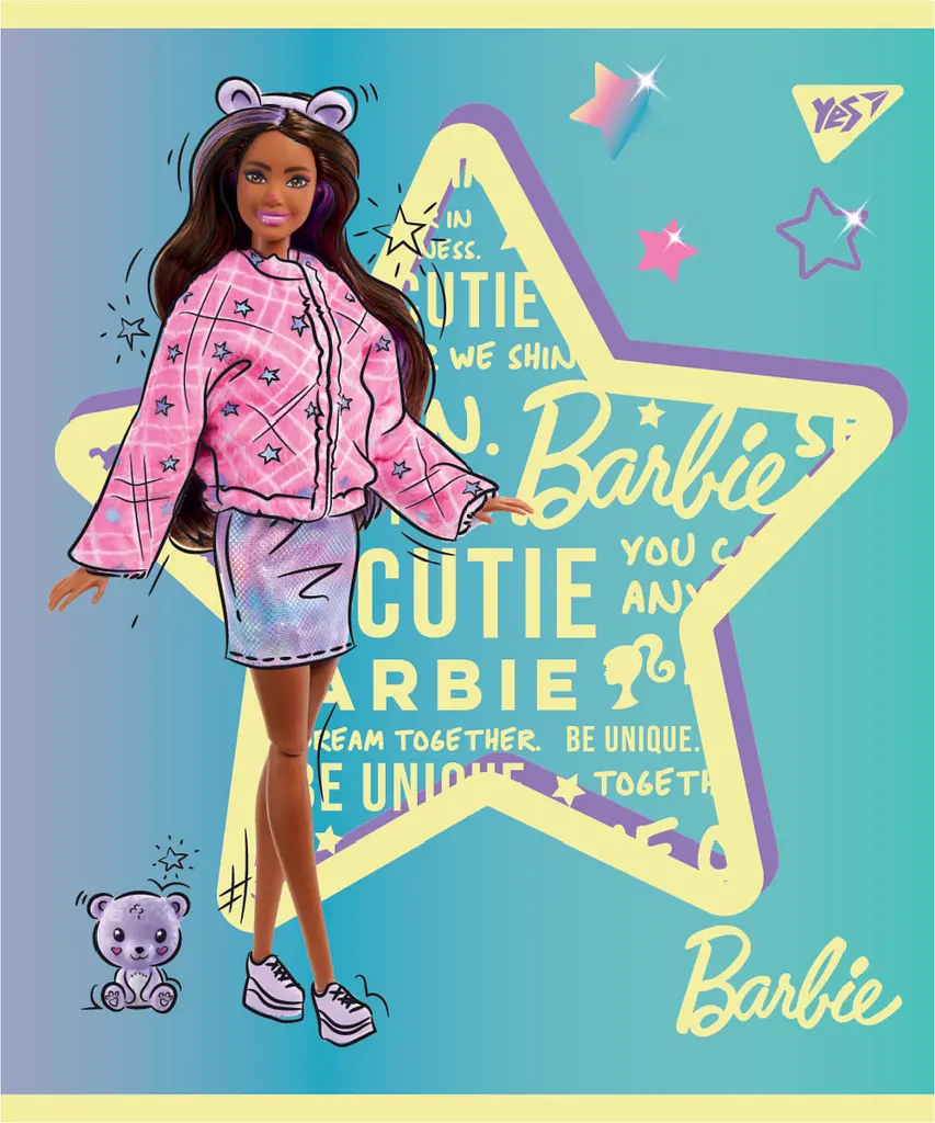 Зошит Yes Barbie А5 в лінійку 18 аркушів (766825) - фото 5