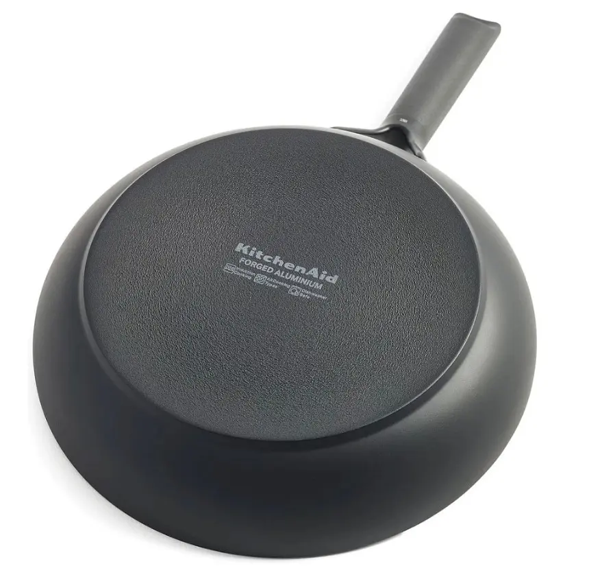Сковорода-вок KitchenAid CFA 28 см чорна СС003294-001 - фото 6