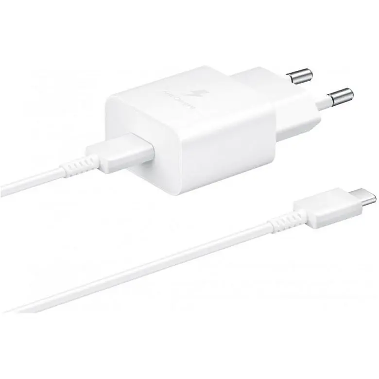Зарядний пристрій Samsung 15W Power Adapter Type-C White (EP-T1510XW) - фото 4