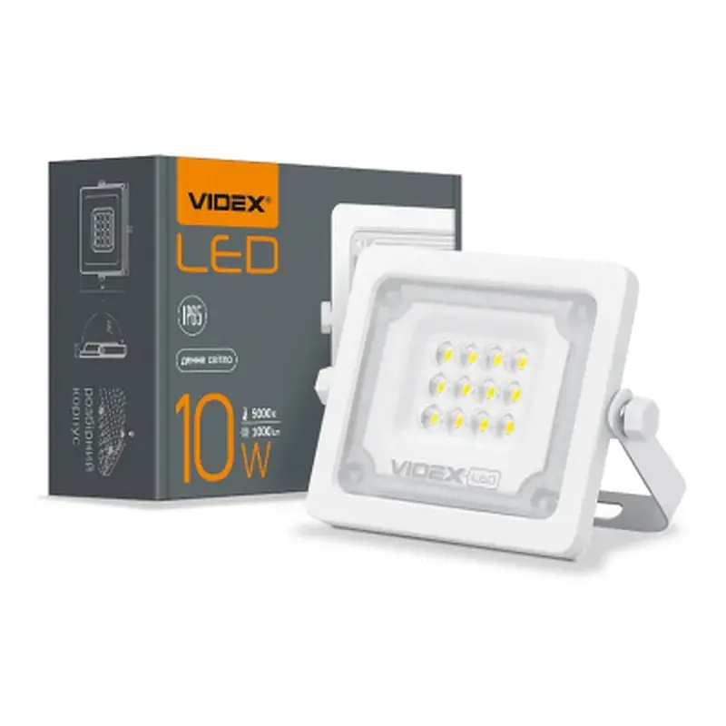 Прожектор Videx LED 10W 5000K 220V (VL-F2e-105W) - фото 3