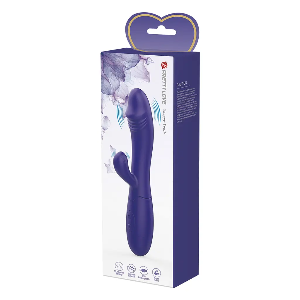 Вібратор Pretty Love Snappy Vibrator Blue - фото 2