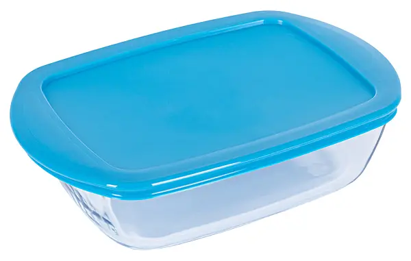 Форма для запікання з кришкою Pyrex Cook & Store синя, 23х15х6,5 см, 1,1 л (6625236) - фото 2