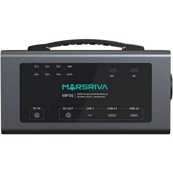Зарядна станція Marsriva MP3S 300Вт (313.6 Вт/г) LiFePO4 (MP3SV2_MARSRIVA) - фото 4
