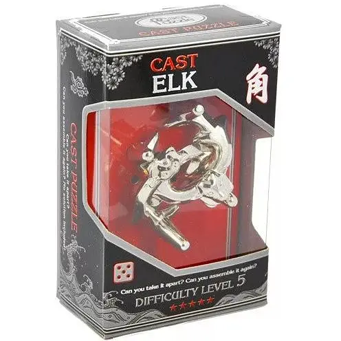 Головоломка Huzzle Elk (Эльк) Cast Puzzle 5 звезд 473795 - фото 3