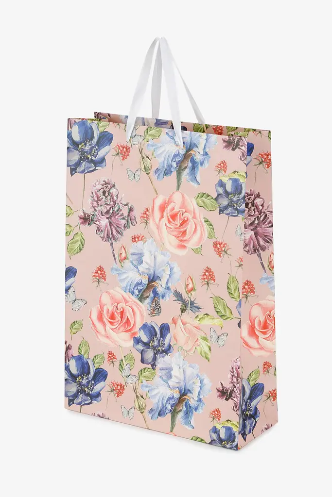 Пакет подарунковий JUMBO Flores 760240ML Пудровий shop (4820252760240) - фото 2