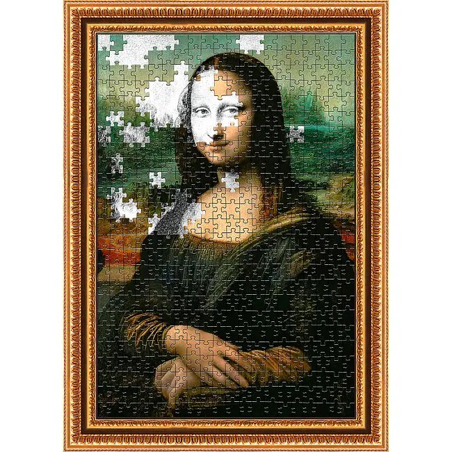 Пазл "Мона Ліза" 500 елементів 37541 Trefl Art, на аркуші (5900511375411) - фото 2
