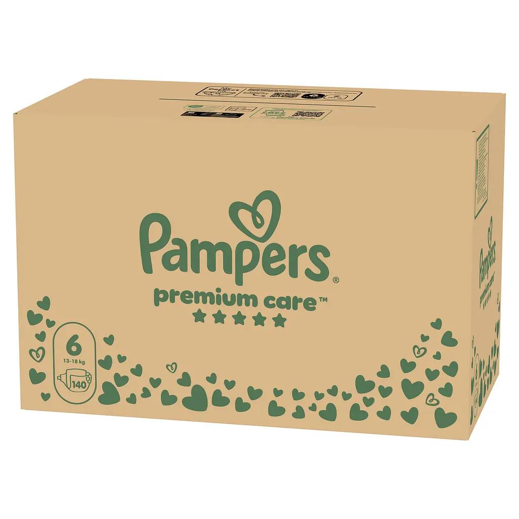 Уцінка. Підгузки Pampers Premium Care Розмір 6 (13-18 кг) 140 шт. - фото 2