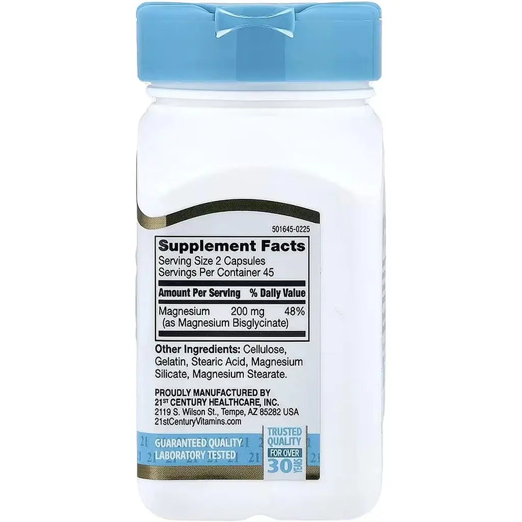 Дієтична добавка Magnesium Glycinate 90 капсул - фото 2