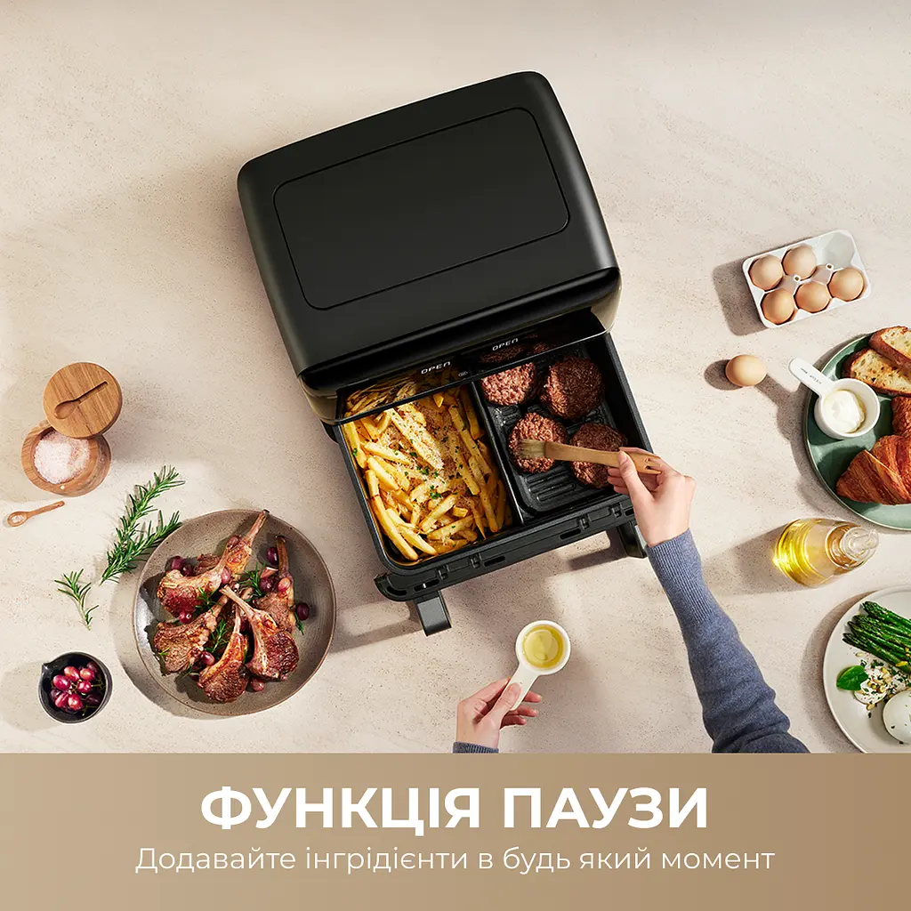 Мультипечь MOVA AeroChef FD20 Pro Black - фото 10
