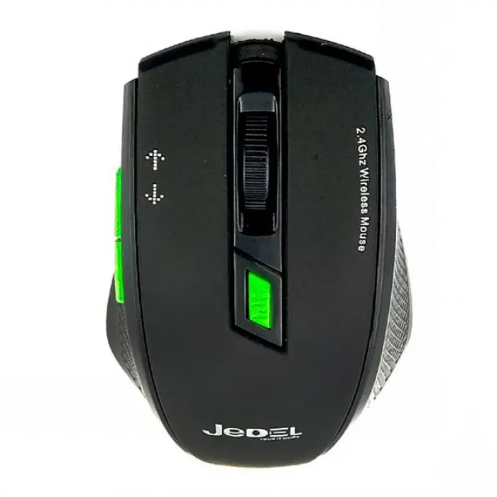 Беспроводная игровая мышь черная USB JEDEL W400 1600dpi - фото 2