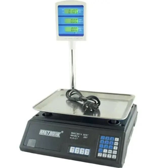 Ваги торговельні MATARIX MX-411 50кг - фото 4