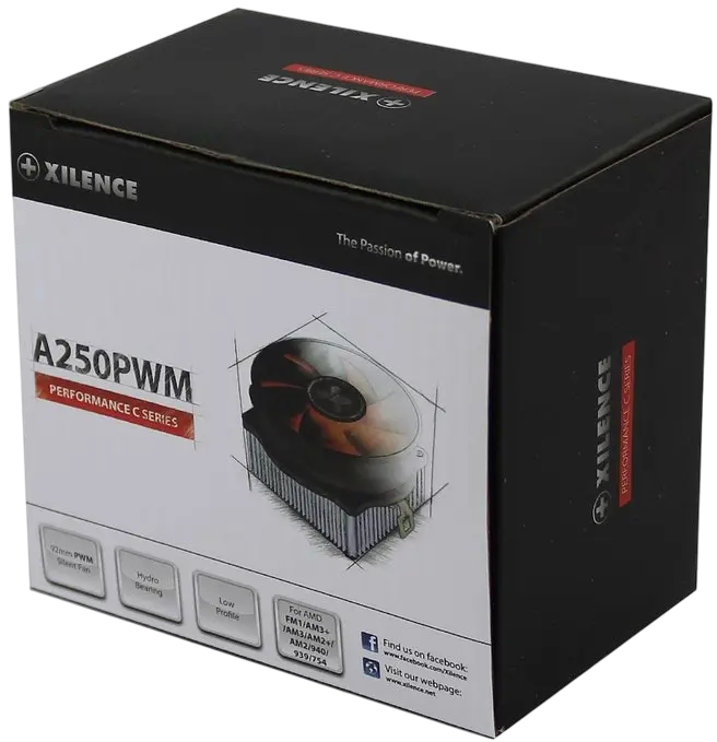 Повітряне охолодження Xilence A250PWMAMD Black (XC035) - фото 3
