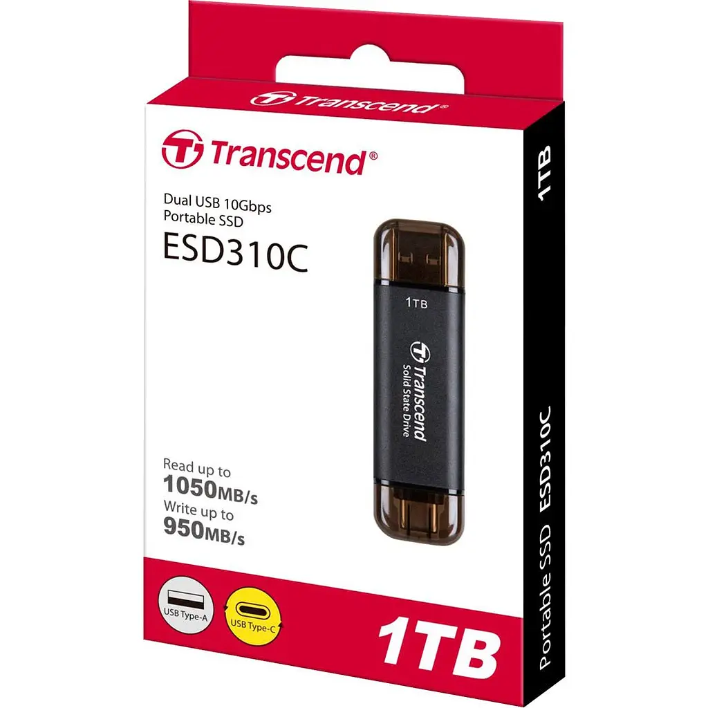 Зовнішній SSD накопичувач Transcend ESD310C 1TB (TS1TESD310C) [100270] - фото 4