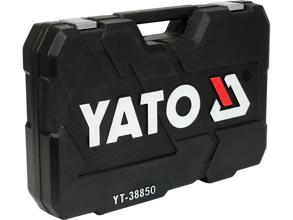 Набір головок торцевих Yato з квадратом 1/2", 3/8", 1/4" 198 шт. (YT-38850) - фото 5